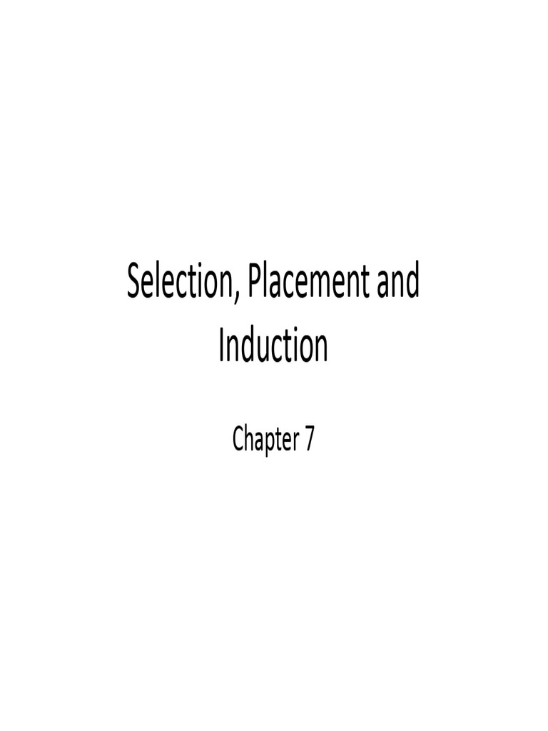 Placement And Induction I : 6. Induction and Socialization – MJVY