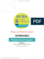 Dones Del Espíritu Santo - Separadores - Educando Catolicos