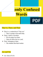 Commonly Confused Words