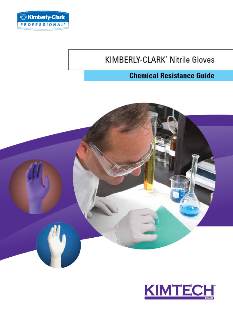 KIMBERLYCLARK Sterling Nitrile Gloves Chemical Resistance Guide PDF Legal Liability