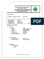 Safety Health & Environmental Department (SMK3L) : Manusia Property Damage Near Miss