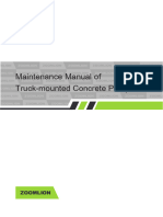 Maintance Manual of Truck Pump