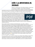 La Contaminación y La Importancia de Los Actores Sociales