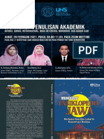 Workshop Penulisan Akademik-Monograf