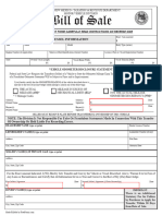 New Mexico Bill of Sale Form For Motor Vehicle Trailer or Boat