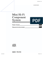 Manual de Instruções Sony MHC-WZ5 (76 Páginas)