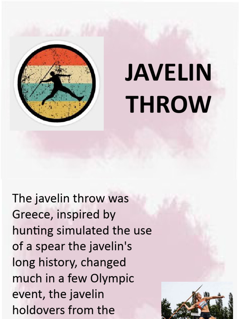 Javelin Throw PDF Track And Field