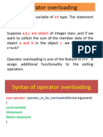 Operator Overloading Polymorphism, Virtual Function
