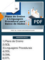 PL - Aula 01 - Plano de Ensino e Conceitos Iniciais