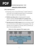 DOS-Unit 1 Complete Notes