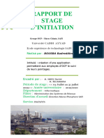 Rapport Stage D x27 Initiation Informatique Ocp Safi