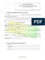 Ficha Tabela Periodica 9ºano