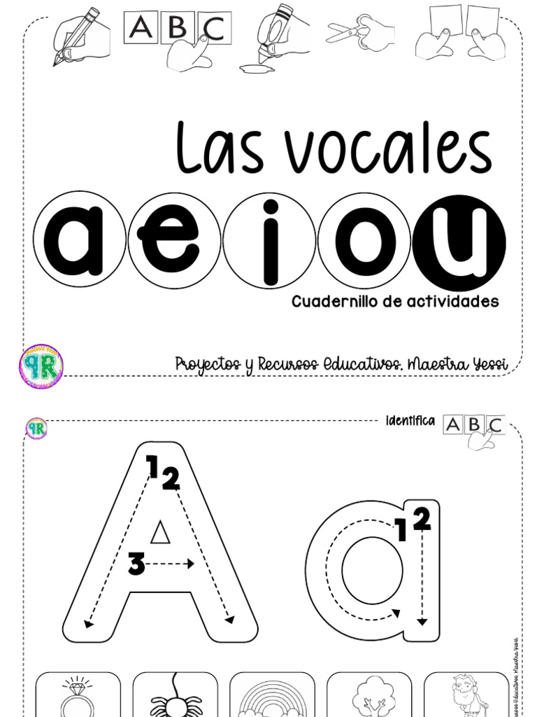 Actividades de Vocales para Primer Grado | PDF | Estudios de idiomas ...