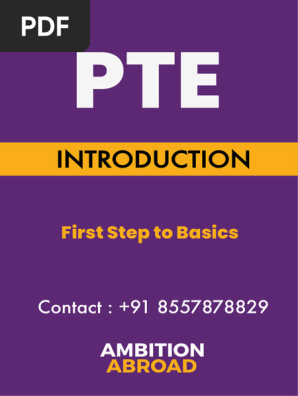 PTE Introduction_