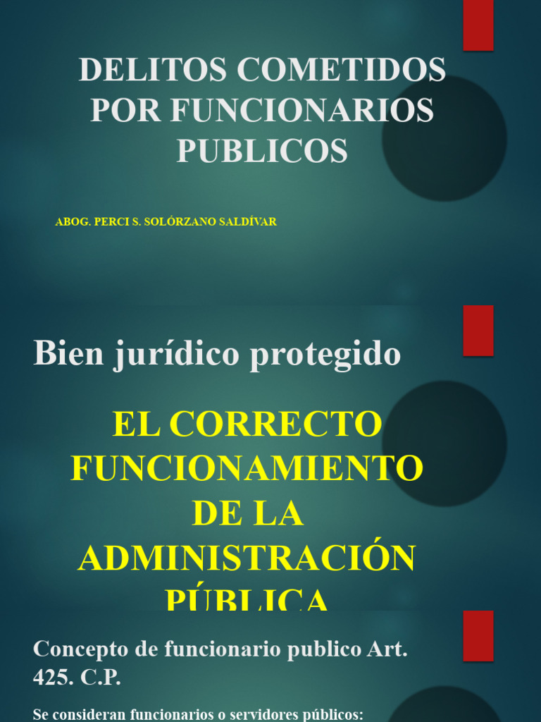 Delitos Cometidos Por Funcionarios Publicos Descargar Gratis Pdf