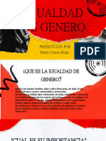 Igualdad de Genero Camila Rojas