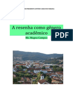 O Genero Academico Resenha