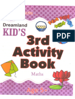Dreamland Kid's 3rd Activity Book Maths