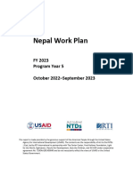 Nepal - FY23 Act East WP Narrative - External