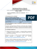 Guía de Actividades y Rúbrica de Evaluación - Unidad 1 - Fase 2 - Indagación