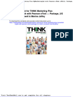 Solution Manual For Think Marketing Plus Mymarketinglab With Pearson Etext Package 2 e Keith J Tuckwell Marina Jaffey