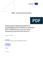 CRREM Downscaling Documentation and Assessment Methodology