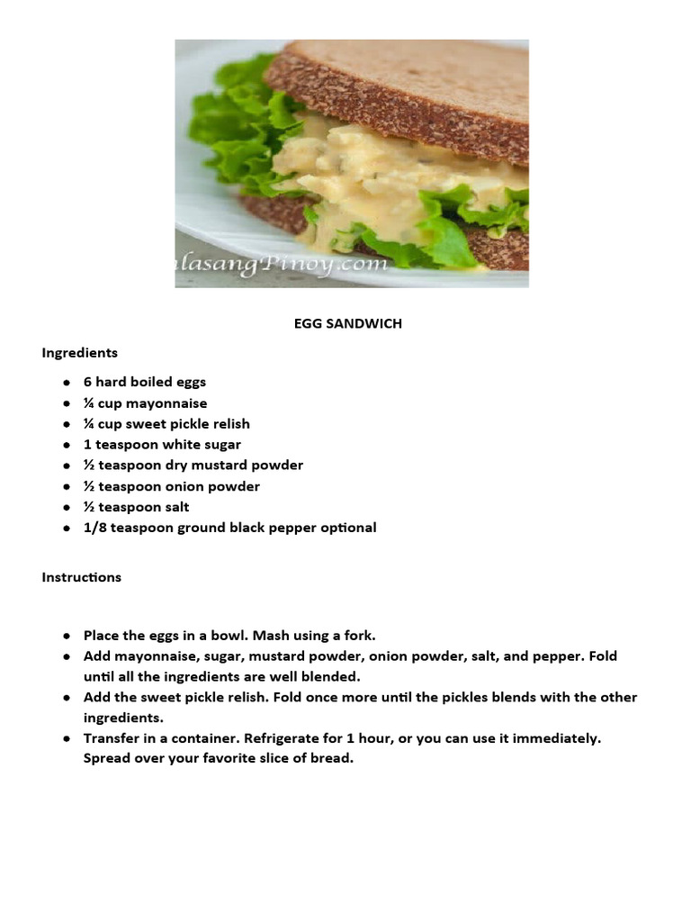 Sandwiches Pdf Breads Grilling