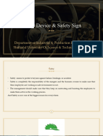 Safety Device & Safety Sign