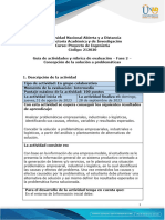 Guía de Actividades y Rúbrica de Evaluación - Unidad 1 - Fase 2 - Concepción de La Solución A Problemáticas Industriales