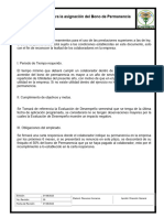 Politica para Asignación Del Bono de Permanencia