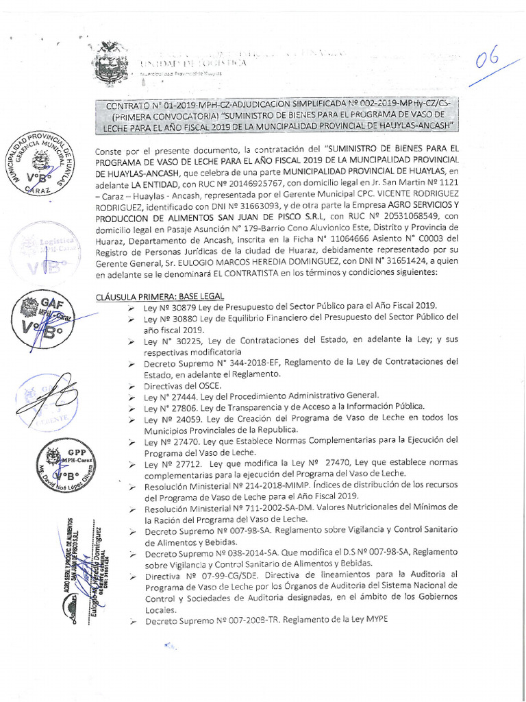Escaneo Contrato #01-2019 | PDF