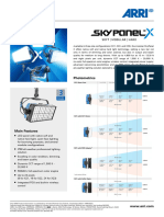 ARRI - Skypanel X - Data Sheet - EN - Sep2023
