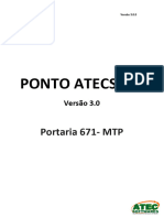 Guia de Atualização Ponto Atecsoft 3.0.0 Portaria MTP 671