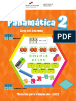 Guía Docente Panamática 2do Grado 2022,1er Trim