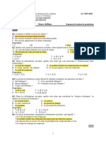 Examen Gestion de Production À Distance Du Master Génie Industriel 19-20