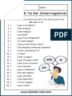 Verb To Be Worksheet 2