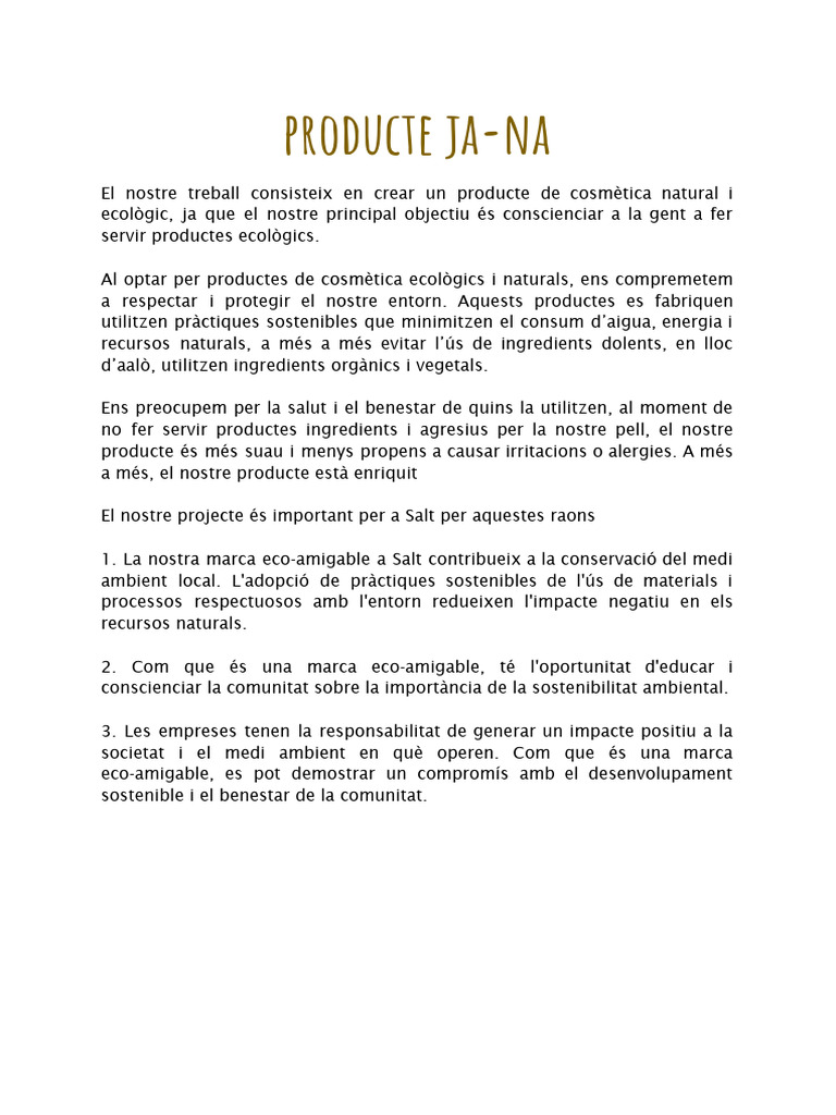 Producte ja na pdf
