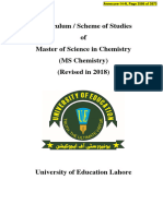 M.Phil Chemistry Revised 2018