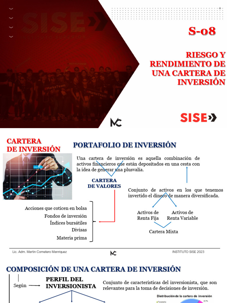 RIESGO Y RENDIMIENTO DE UNA CARTERA DE INVERSIÓN | PDF | Portafolio ...