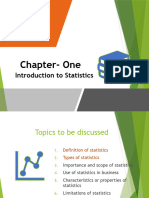 Chapter 1 - Introduction To Statistics