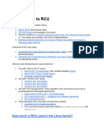 Read-Copy Update (RCU) Publications