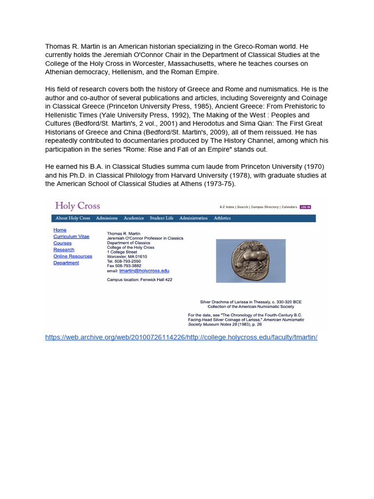 Thomas R. Martin | PDF