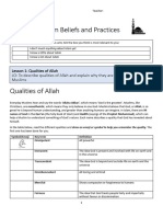 Islam Beliefs and Practices