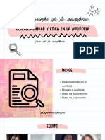 Responsabilidad y Ética en La Auditoría Fase de La Auditoría Planeación y Ejecución