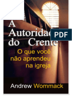 A Autoridade Do Crente - Guia de Estudo