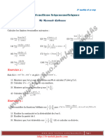Serie D'exercices (Lycée Pilote) - Math - Fonctions Trigonométriques - 3ème Math Sciences