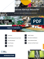 Pakistan Textile Industry - Export Market Analysis Report