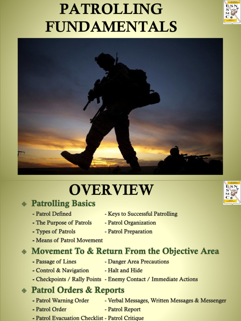 5 Principles of Effective Patrolling | PDF | Science & Mathematics ...