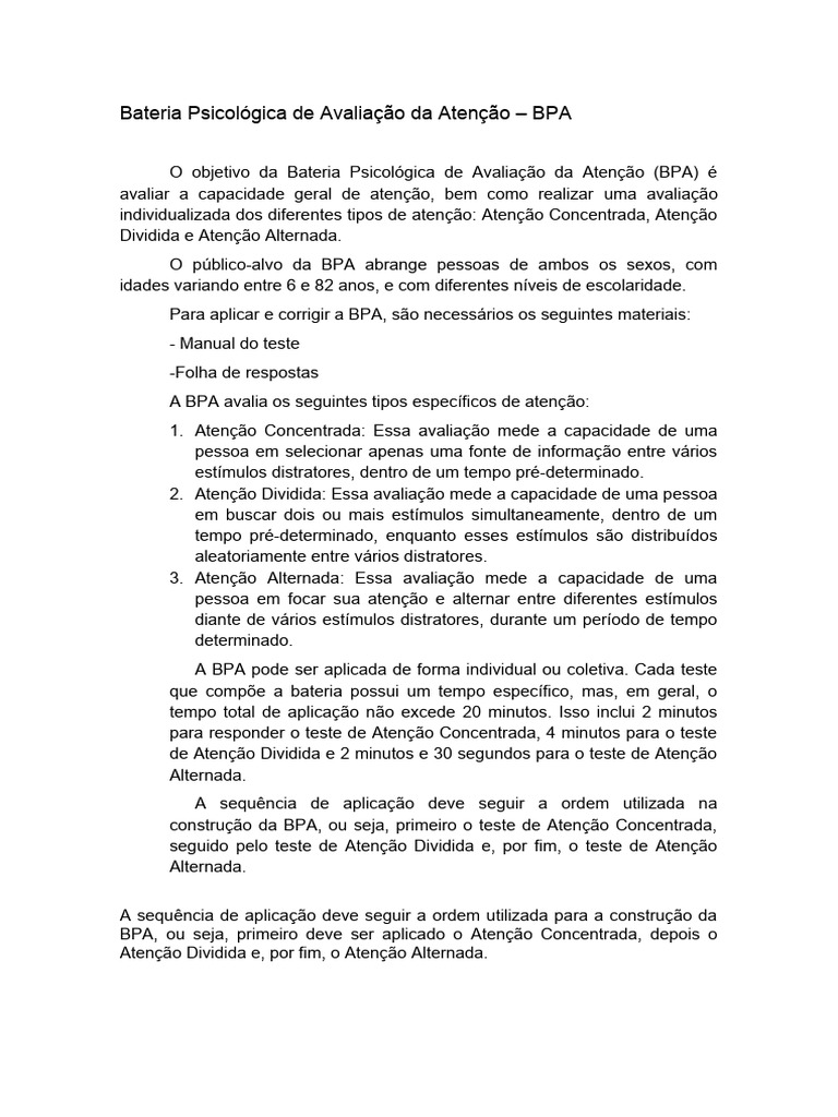 Bpa 2-1 | PDF