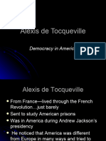 Alex de Toqueville - Characteristics